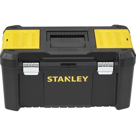 stanley 19 inch metal latch tool box|screwfix stanley tool.